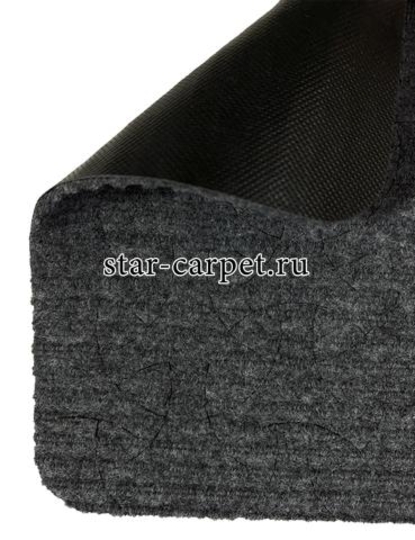 Коврик в прихожую Graily, серый, рисунок мерс