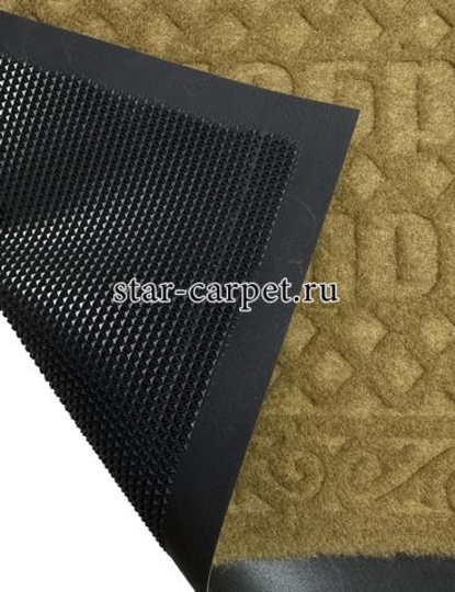 Коврик грязезащитный Graily 'Добро пожаловать', коричневый