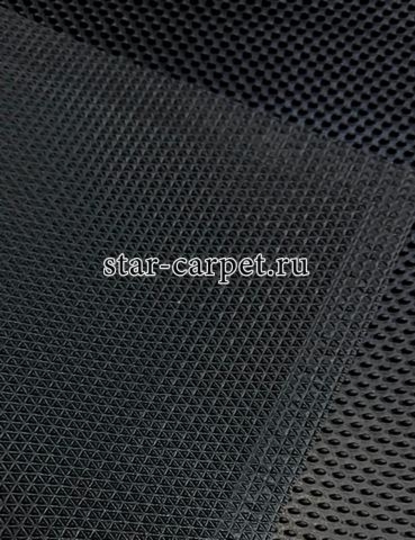 Коврик придверный грязезащитный Graily, чёрный, шипы