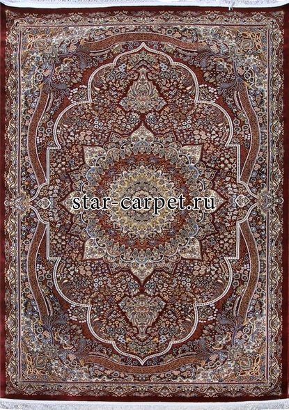 Ковер SHAHREZA d415 цвет бордовый 