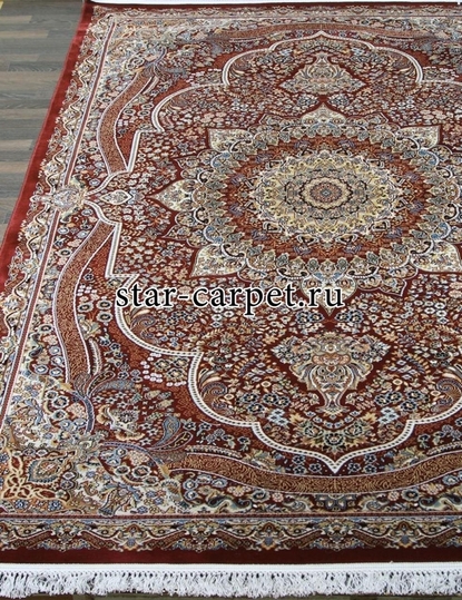 Ковер SHAHREZA d415 цвет бордовый 