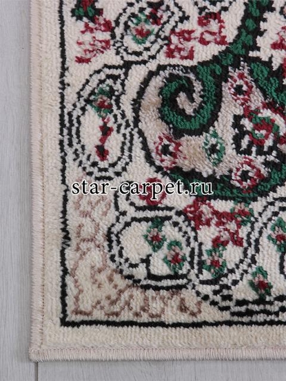 Ковер F670 - CREAM-GREEN - Прямоугольник - коллекция DARGA