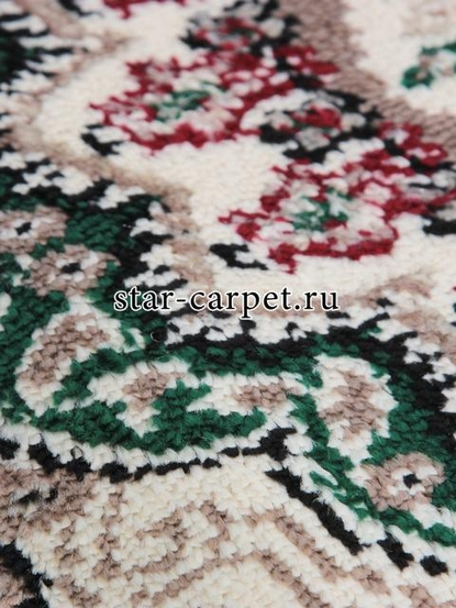 Дорожка F670 - CREAM-GREEN - коллекция DARGA