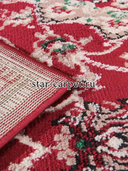 Ковер F672 - RED-CREAM - Прямоугольник - коллекция DARGA