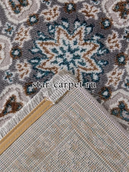 Ковер F637 - GREEN-BLUE - Прямоугольник - коллекция HALIF