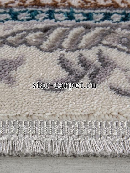 Ковер F639 - GREEN-BLUE - Прямоугольник - коллекция HALIF