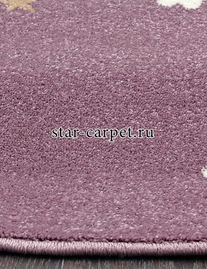 Овальный ковер 2922 - фиолетовый