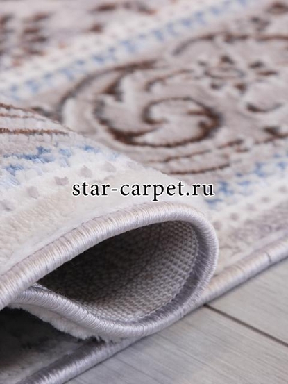 Ковер F605 - GREEN-L.BLUE - Прямоугольник - коллекция HALIF