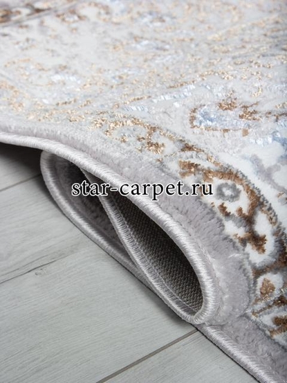 Ковер F637 - GREEN-L.BLUE - Прямоугольник - коллекция HALIF