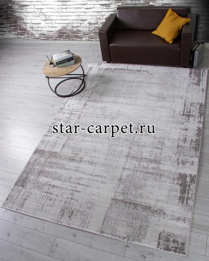 Ковер F237 - GRAY-BEIGE - Прямоугольник - коллекция GRAFF