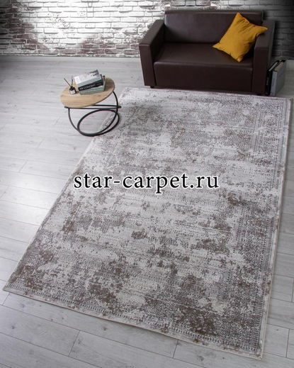 Ковер F239 - GRAY-BEIGE - Прямоугольник - коллекция GRAFF