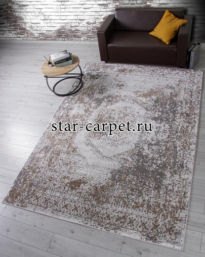 Ковер F240 - GRAY-BEIGE - Прямоугольник - коллекция GRAFF