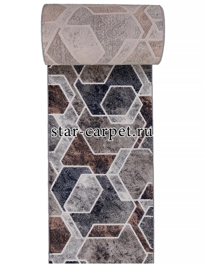 Ковровая дорожка BOSTON D753 - BEIGE-GRAY