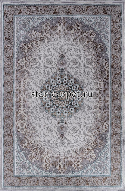 Ковер F605 - GREEN-BLUE - Прямоугольник - коллекция HALIF