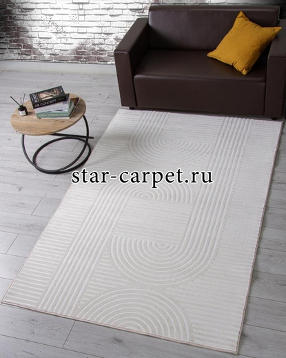 Ковер F537 - CREAM - Прямоугольник - коллекция MONBLAN