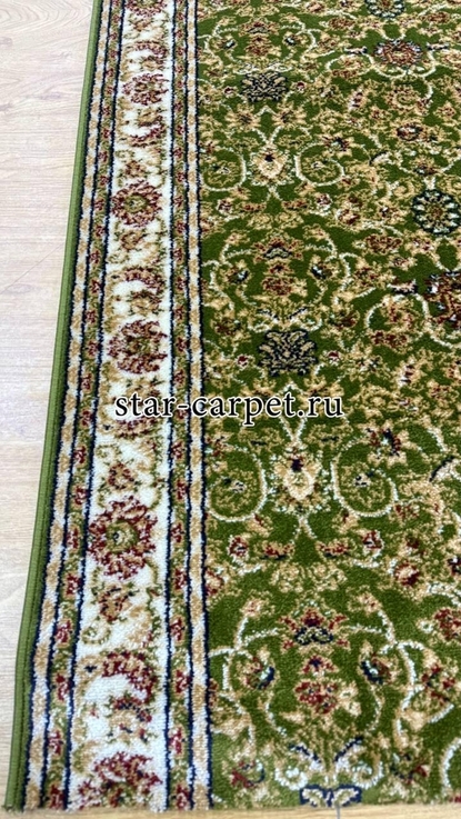 Ковровая дорожка Акварель 20624 22111 зеленый 