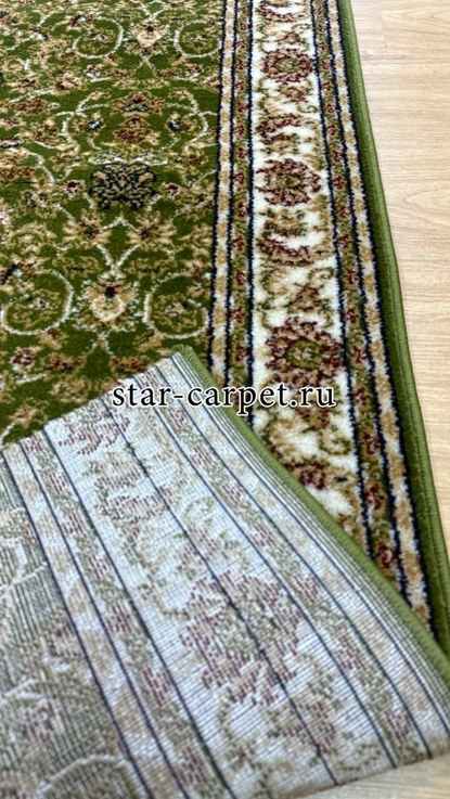 Ковровая дорожка Акварель 20624 22111 зеленый 