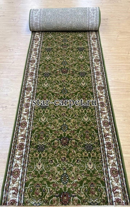 Ковровая дорожка Акварель 20624 22111 зеленый 