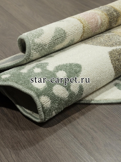 Ковер F261 - LIGHT CREAM - Круг - коллекция IZUMRUD