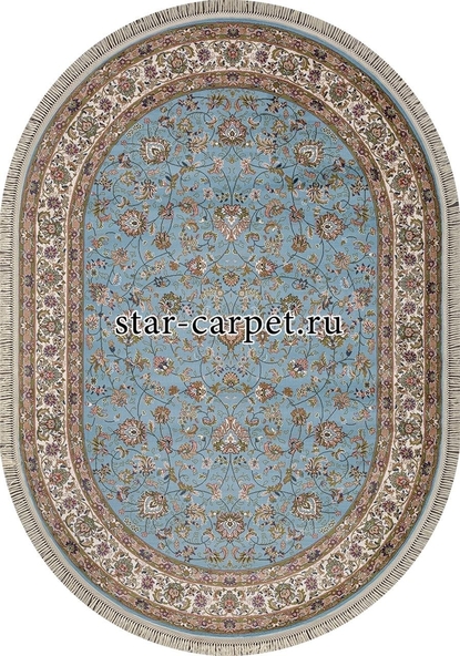 Овальный ковер ARAVIA 5471 - BLUE (Россия)
