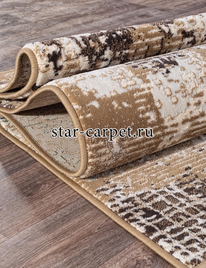 Ковер D737 - BEIGE - Прямоугольник - коллекция ROXY 