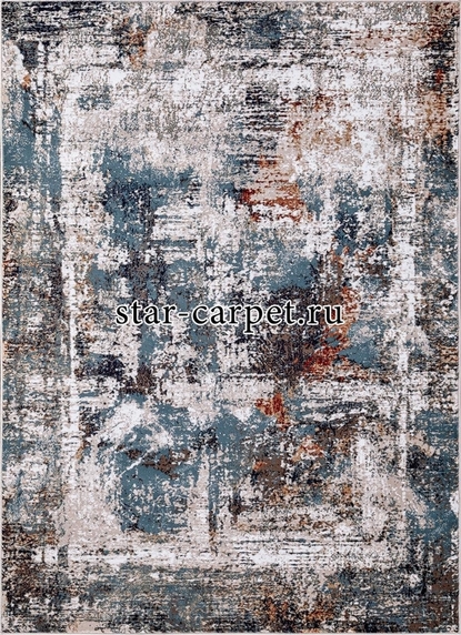Ковер RICHMOND D865 - CREAM-BLUE (Россия)