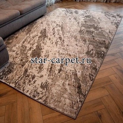 Ковер STAR CARPET 'Qum Beige Brown', полипропилен