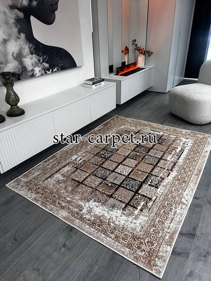 Ковер STAR CARPET 'Пески времени', прямоугольный, полиамид, нескользящее основание