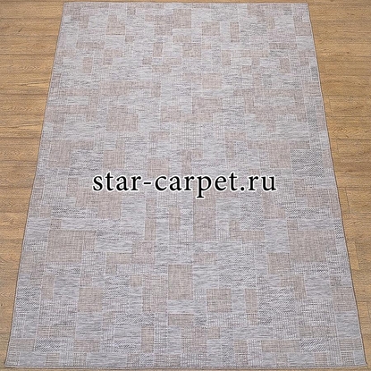 Прямоугольный ковер Белка Теразза  53102 52122, серый (Россия)