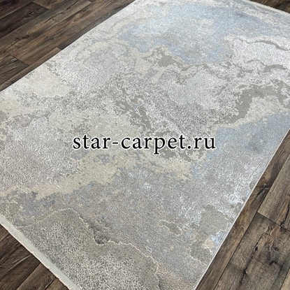 Ковер CASTOR JG95C CREAM-BLUE + овал 