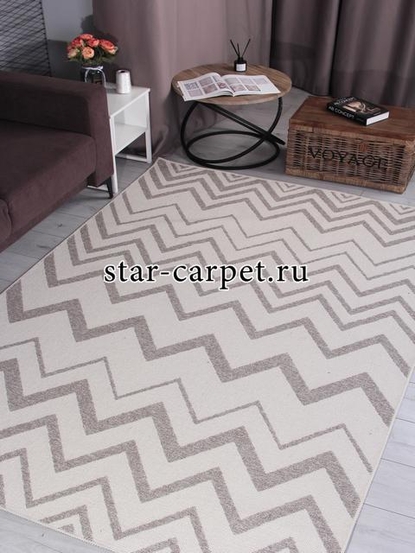 Ковер WL062A - CREAM / BEIGE - Прямоугольник - коллекция SUDAN