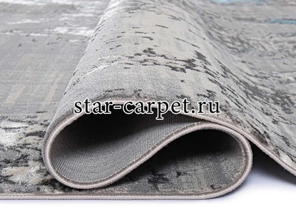 Ковер Eliza 38637A STAN BLUE FLS / GREY FLS