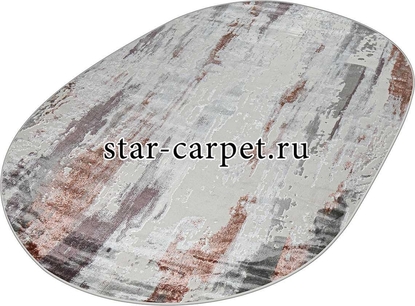 Ковер Kleopatra 37107A OVAL ROSE FLS / L.GREY