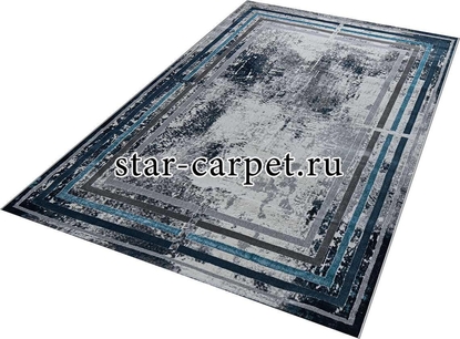 Ковер Kleopatra 37111A STAN BLUE FLS / L.GREY