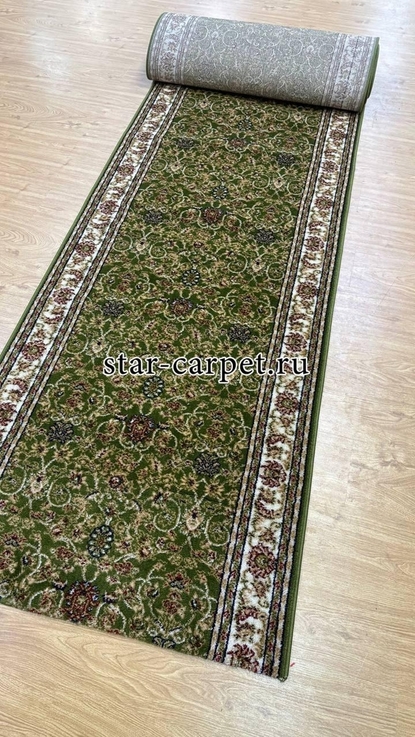 Ковровая дорожка Акварель 20624 цвет зеленый