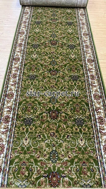 Ковровая дорожка Акварель 20624 цвет зеленый