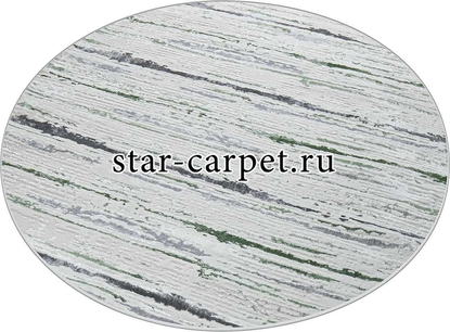 Ковер Kleopatra 38462A DAIRE GREEN FLS / L.GREY