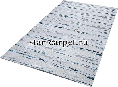 Ковер Kleopatra 38462A STAN BLUE FLS / L.GREY