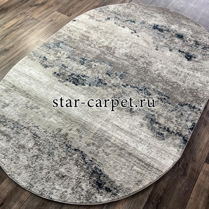 Овальный ковер VELVET 25081A NAVY-L.GREY