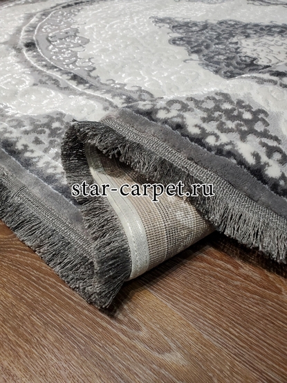 Овальный ковёр Элит 9191А Grey