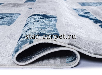 Ковер Kleopatra 38471A STAN BLUE FLS / L.GREY