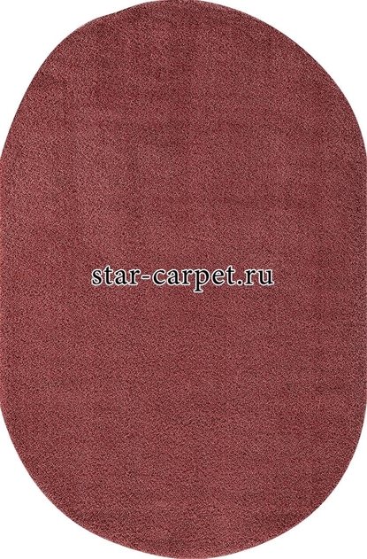 Овальный ковер микрошегги sofi-80084-055 цвет терракотовый (Турция) 