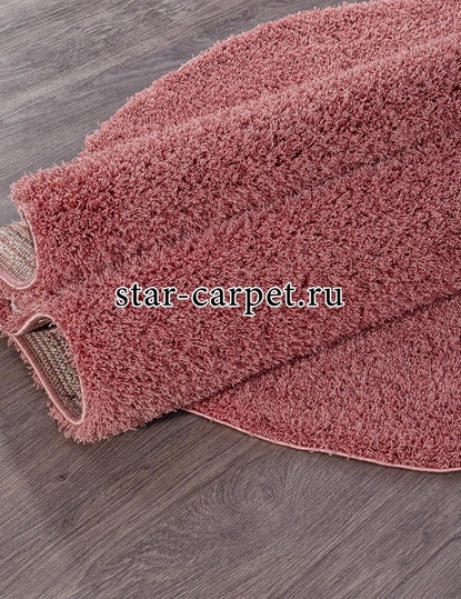 Овальный ковер микрошегги sofi-80084-055 цвет терракотовый (Турция) 