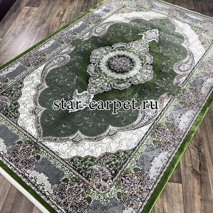 Ковер ISFAHAN 29047A GREEN-GREEN + овал 