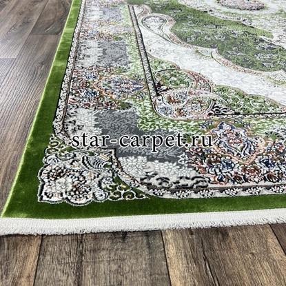 Ковер ISFAHAN 29047A GREEN-GREEN + овал 