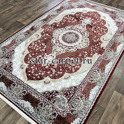 Ковер ISFAHAN 29047A RED-RED + овал