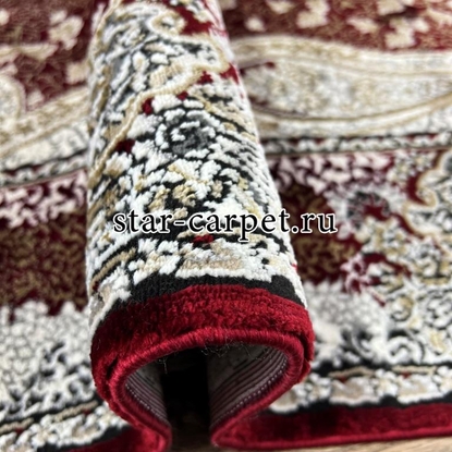 Ковер ISFAHAN 29047A RED-RED + овал
