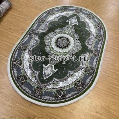 Овал ISFAHAN 29047A GREEN-GREEN