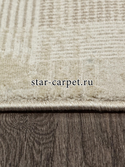 Ковер F416AD - BEIGE / L.BROWN - Прямоугольник - коллекция AFINA