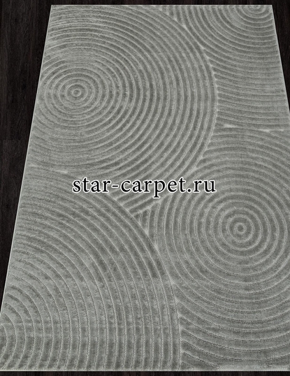 Ковер D798AG - GREY / GREY - Прямоугольник - коллекция JUNO
